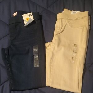 SO Kids Black and Tan Jeans